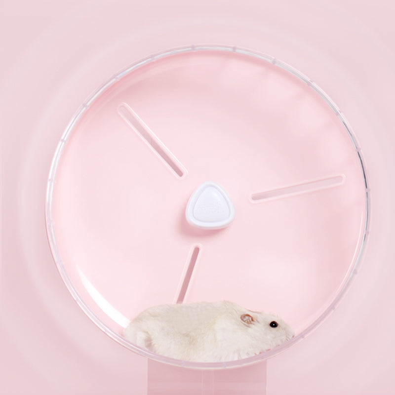 Hamster Running Wheel Roller With Stand Toy Supplies