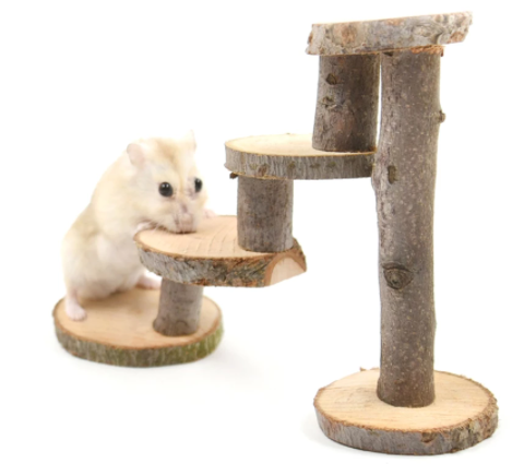 Hamster Climbing Ladder Wood Chewing Toy