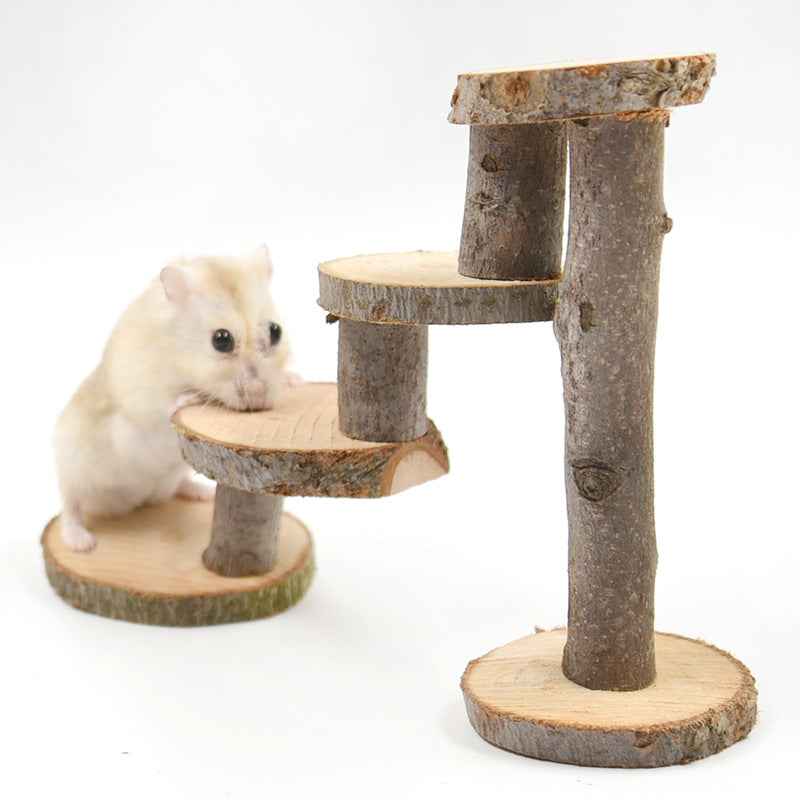 Hamster Climbing Ladder Wood Chewing Toy