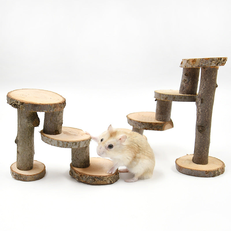 Hamster Climbing Ladder Wood Chewing Toy
