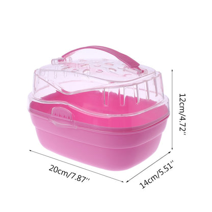 Transparent Hamster Cage