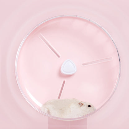 Hamster Running Wheel Roller With Stand Toy Supplies