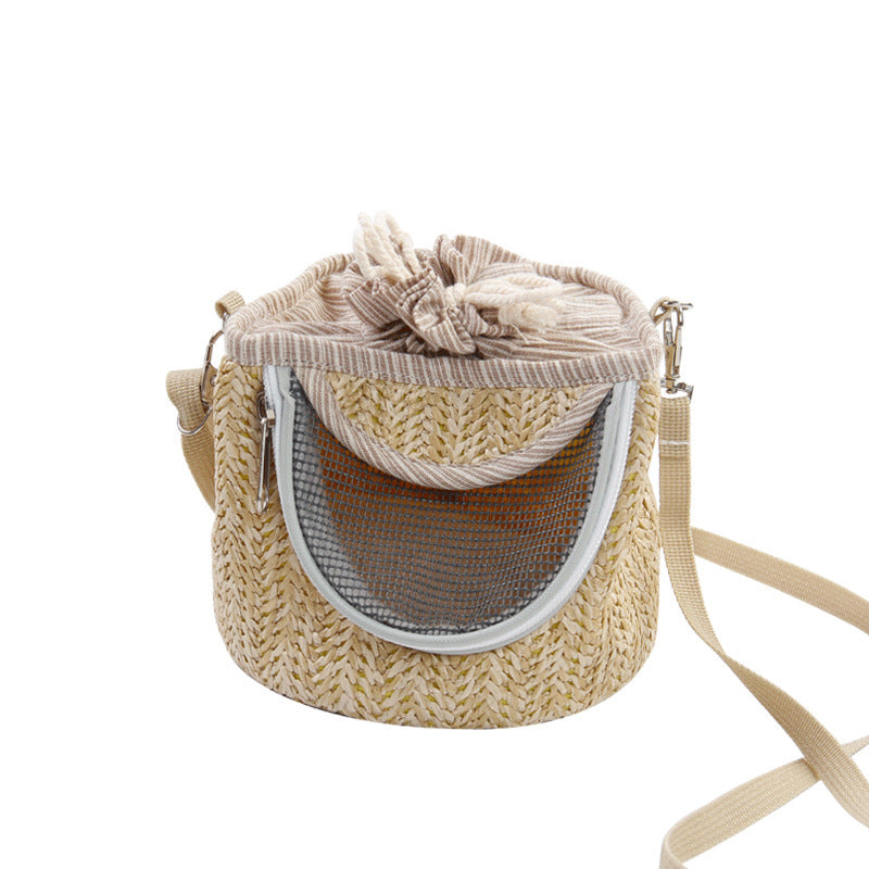 Pet Outing Backpack Hamster Cylinder Satchel