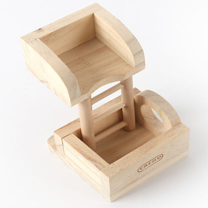 Hamster Lookout Wooden Anti-bite Toy