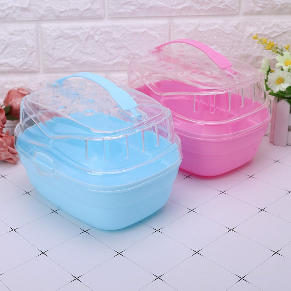 Transparent Hamster Cage
