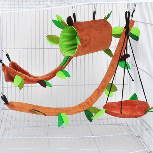 Plush Hamster Tree Toy