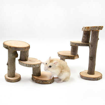 Hamster Climbing Ladder Wood Chewing Toy