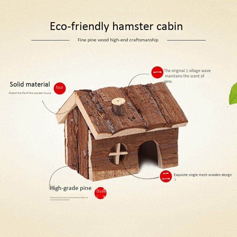Bark Hamster House Shelter Supplies